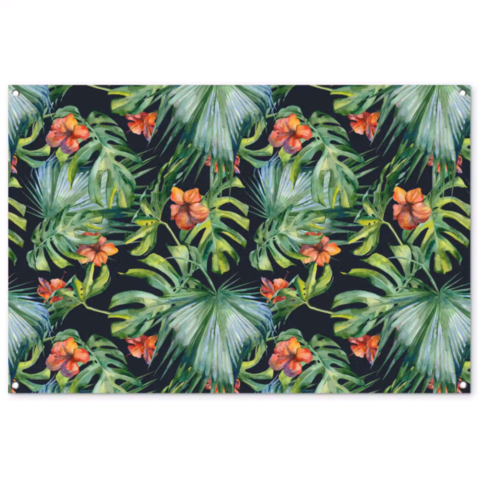 Tuinposter - Tropical - Bloemen - Bladeren - Jungle — 1