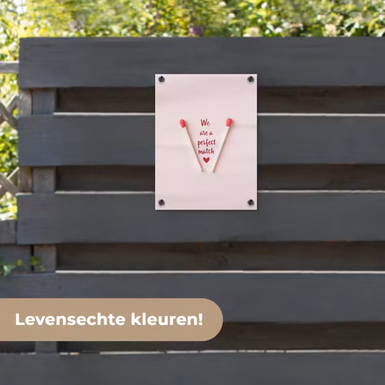Tuinposter - Perfect - Minimalistisch - Valentijn — 6