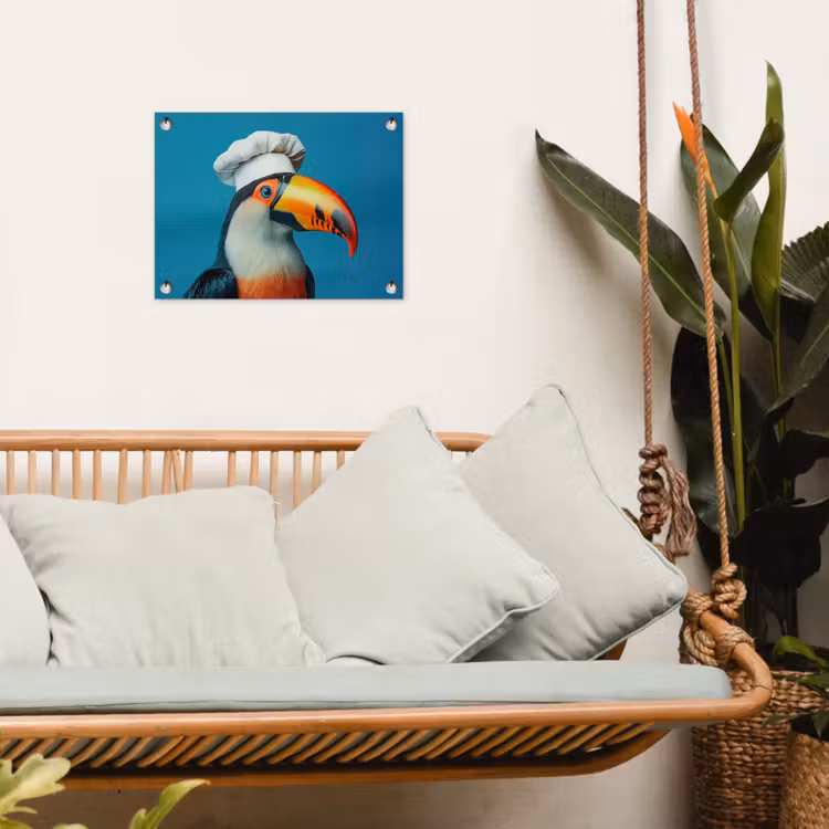 Tuinposter - Toekan - Papegaai - Vogel - Koksmuts — 4