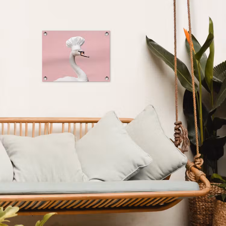 Tuinposter - Zwaan - Koksmuts - Mooi - Klassiek — 4