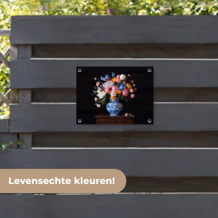 Tuinposter - Rozen - Bloemen - Vaas - Boeket — 6