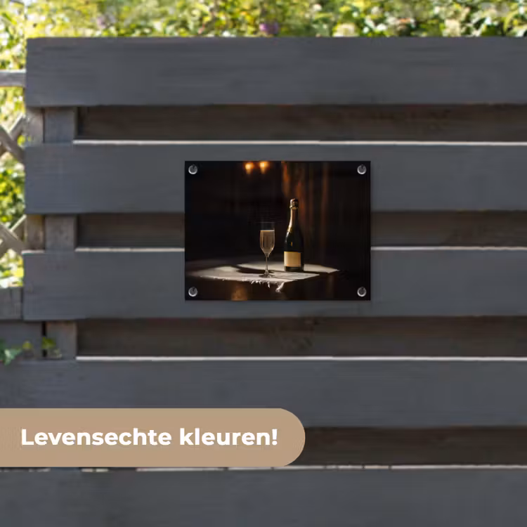 Tuinposter - Prosecco - Bubbels - Sfeervol - Drank — 6