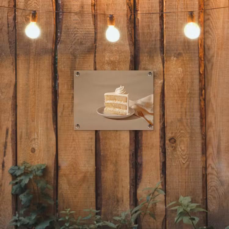 Tuinposter - Vanilletaart - Cake - Romig — 3