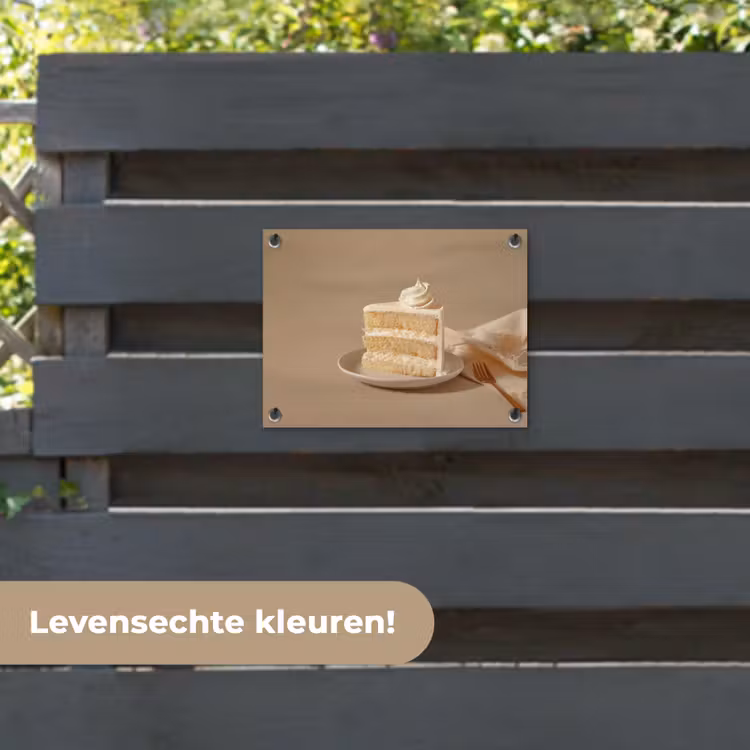 Tuinposter - Vanilletaart - Cake - Romig — 6