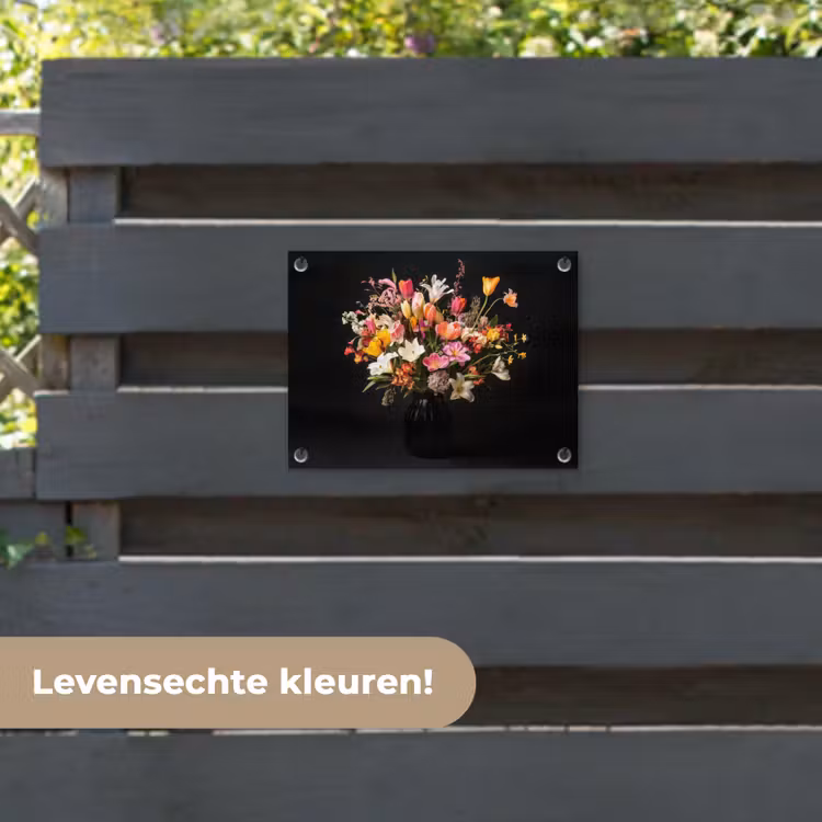 Tuinposter - Vaas - Bloemen - Tulpen — 6