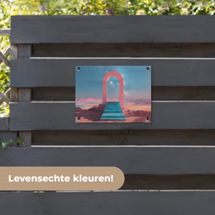 Tuinposter - Trap - Boog - Sterrenhemel — 6