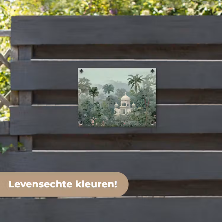Tuinposter - Tropische tuin - Koepelgebouw - Bloemen — 6