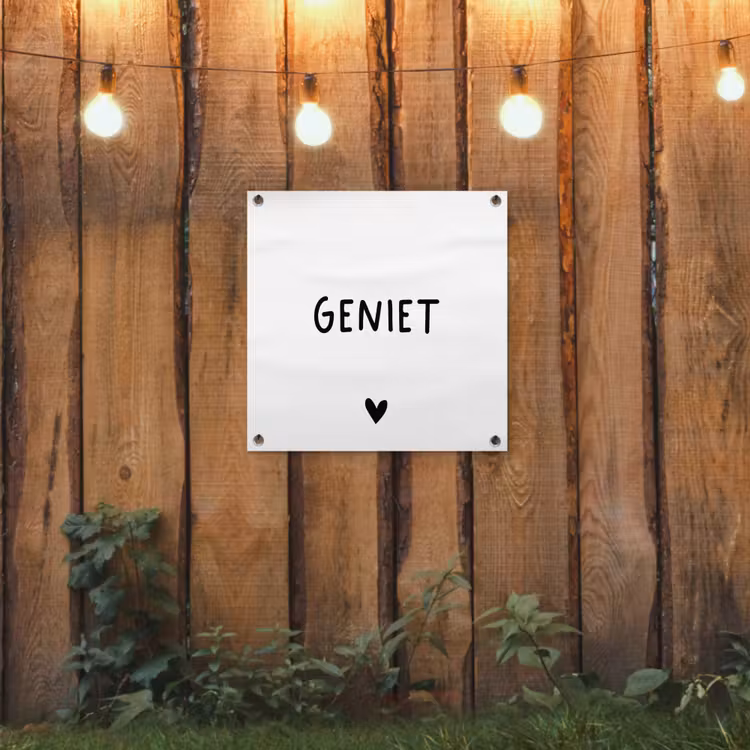 Tuinposter - Spreuken - Geniet - Quotes — 3