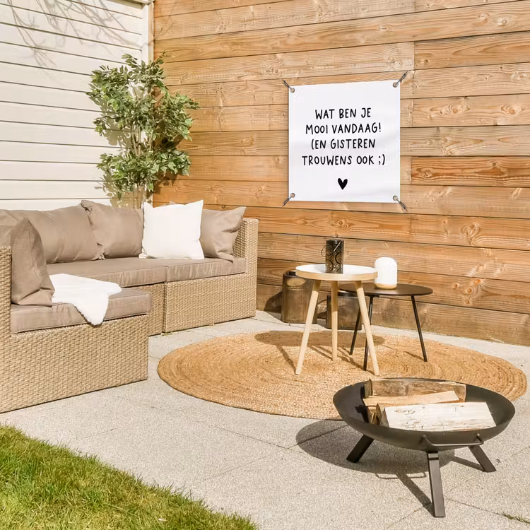 Tuinposter - Quotes - Wat ben je mooi vandaag - Spreuken — 3