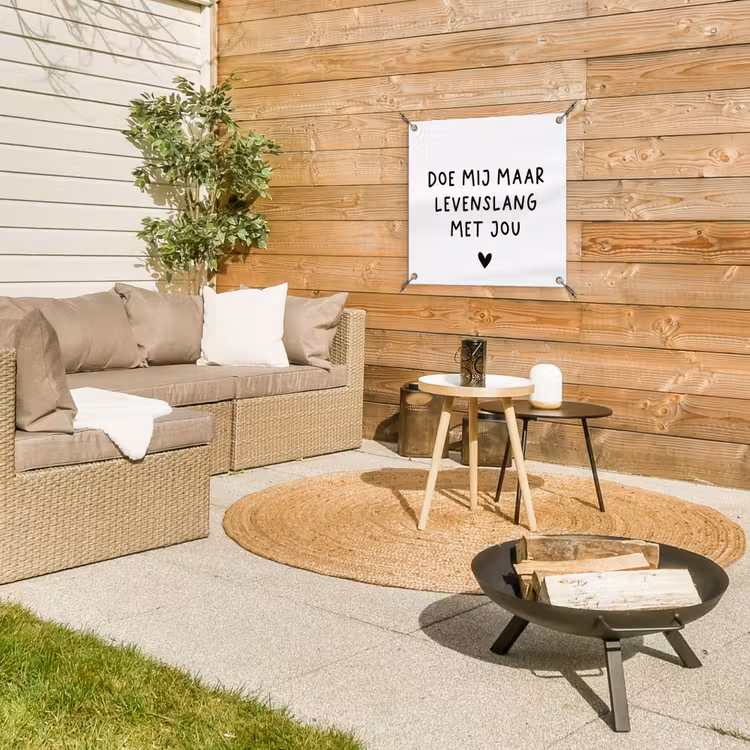 Tuinposter - Spreuken - Doe mij maar levenslang met jou - Quotes — 3