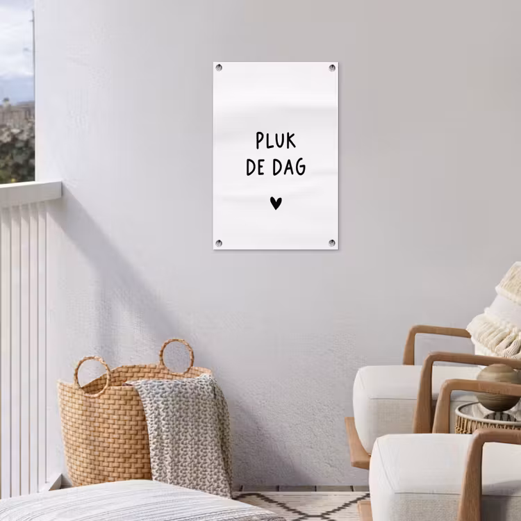 Tuinposter - Spreuken - Pluk de dag - Quotes - Carpe diem — 5