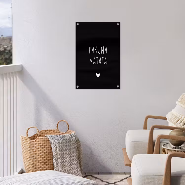 Tuinposter - Quotes - Spreuken - Hakuna matata — 5
