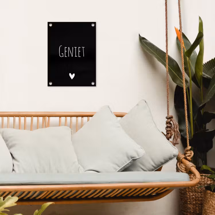 Tuinposter - Spreuken - Quotes - Geniet — 4