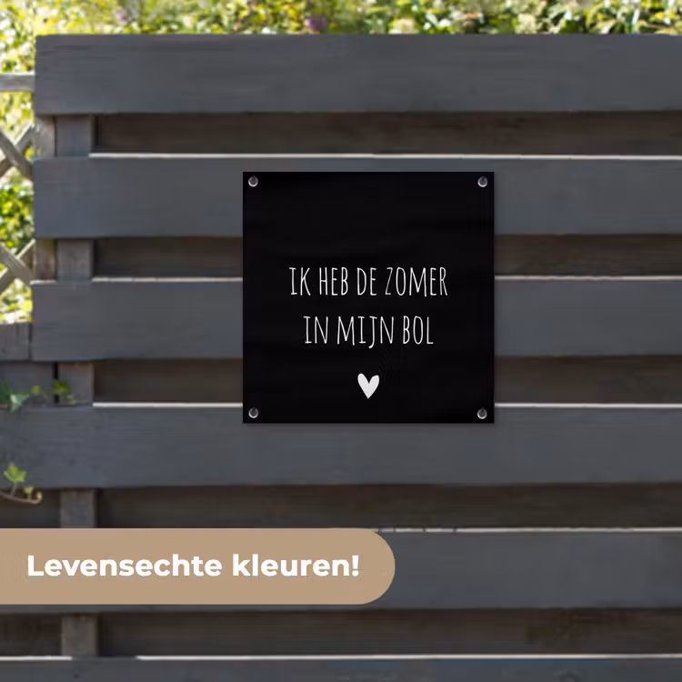 Tuinposter - Quotes - Ik heb de zomer in mijn bol - André Hazes - Spreuken — 6