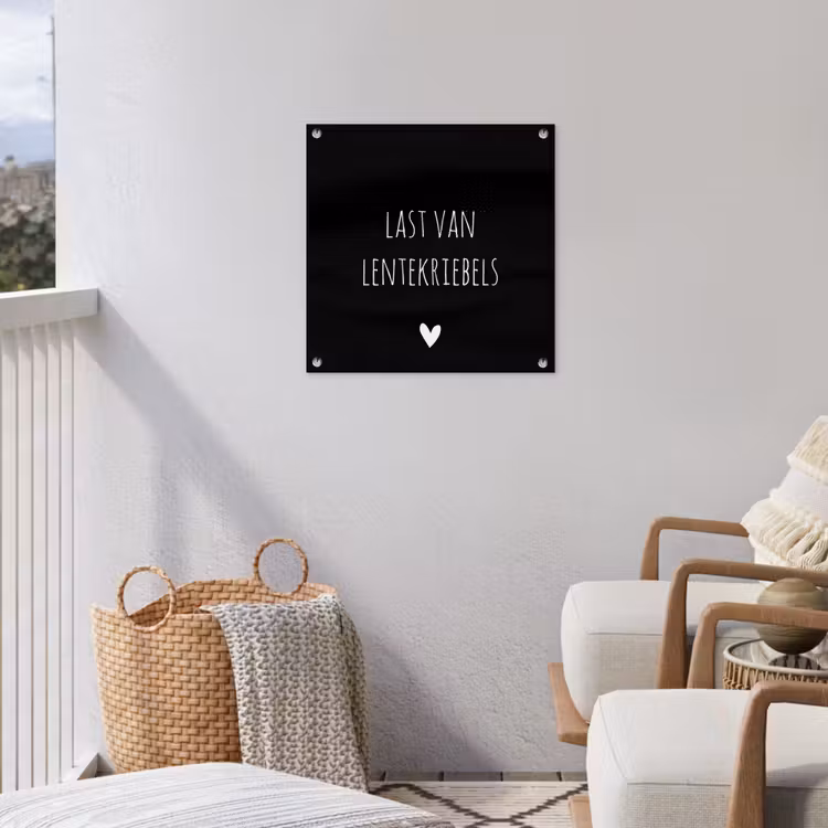 Tuinposter - Quotes - Spreuken - Lentekriebels — 5