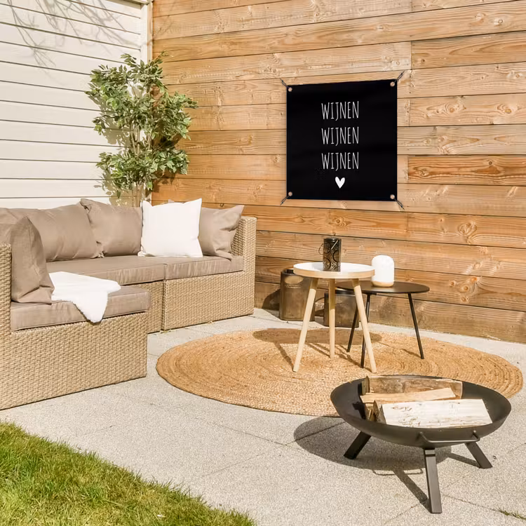 Tuinposter - Spreuken - Quotes - Wijnen wijnen wijnen — 3
