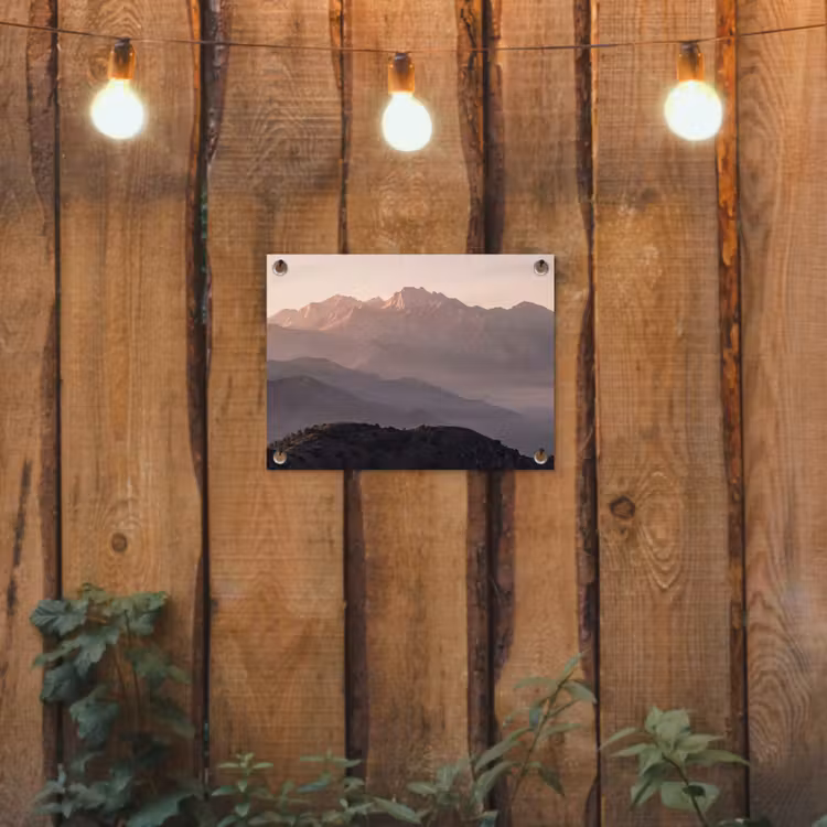 Tuinposter - Panorama - Landschap - Bergen — 2