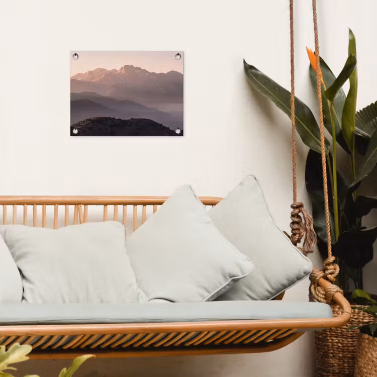 Tuinposter - Panorama - Landschap - Bergen — 4