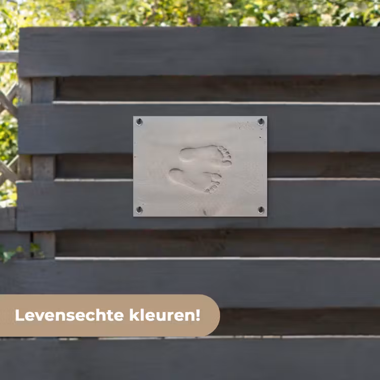 Tuinposter - Voeten - Afdrukken - Zand — 6
