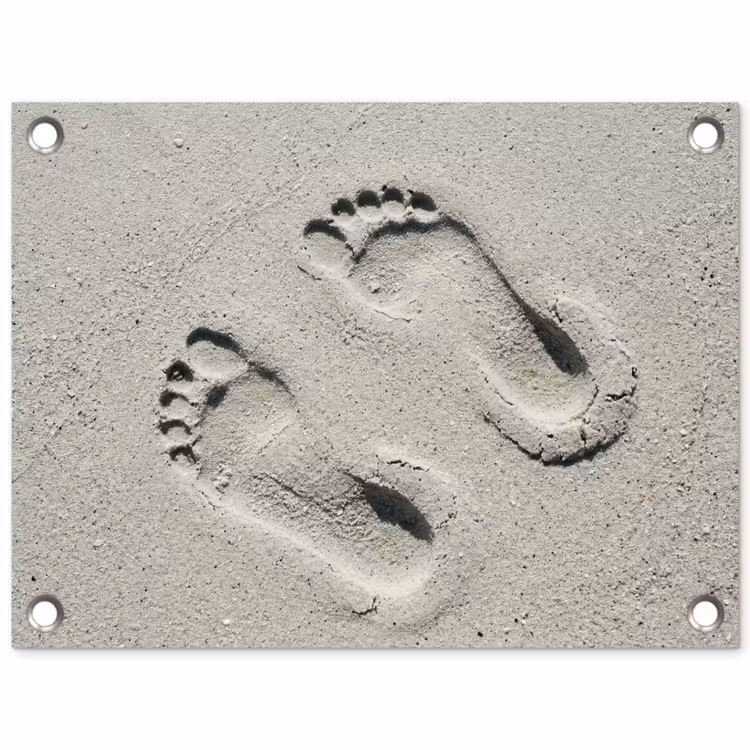 Tuinposter - Voeten - Zand - Zee — 1