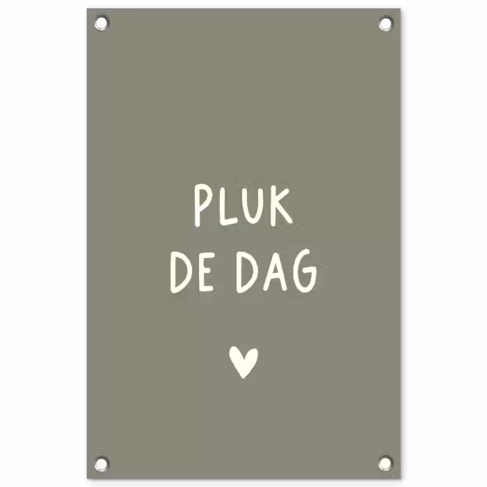 Tuinposter - plukdedag-groen