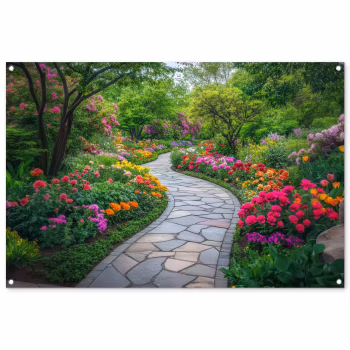 Tuinposter - Park - Bloemen - Tuin