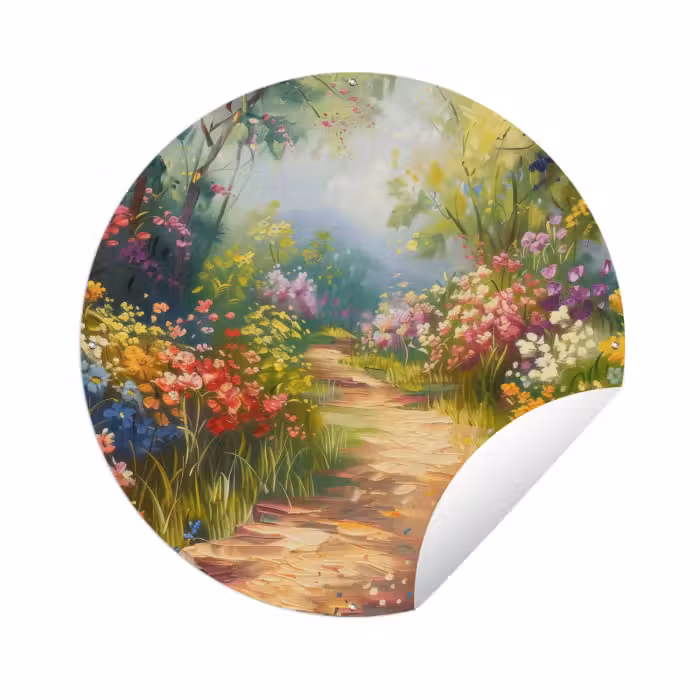 Tuinposter - Natuur - Landschap - Bloemen - Kleurrijk