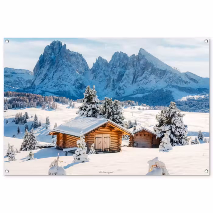 Tuinposter - Landschap - Winter - Sneeuw